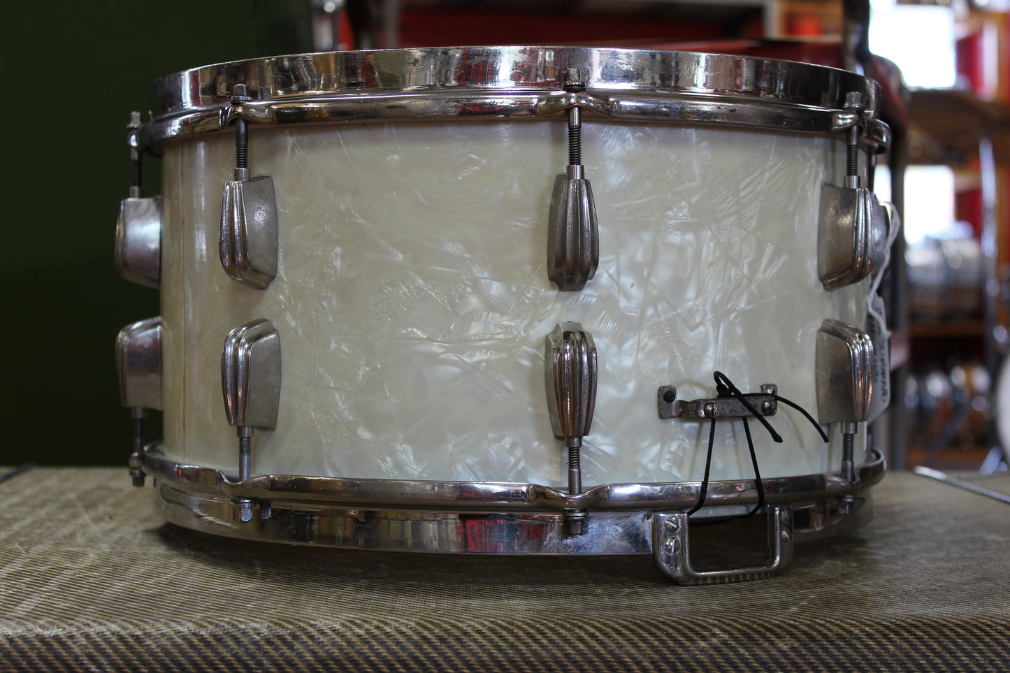 1940s Slingerland Buddy Rich Artists' Model Radio King 7"x14" in Marine Pearl