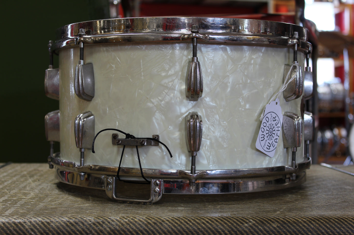 1940s Slingerland Buddy Rich Artists' Model Radio King 7"x14" in Marine Pearl