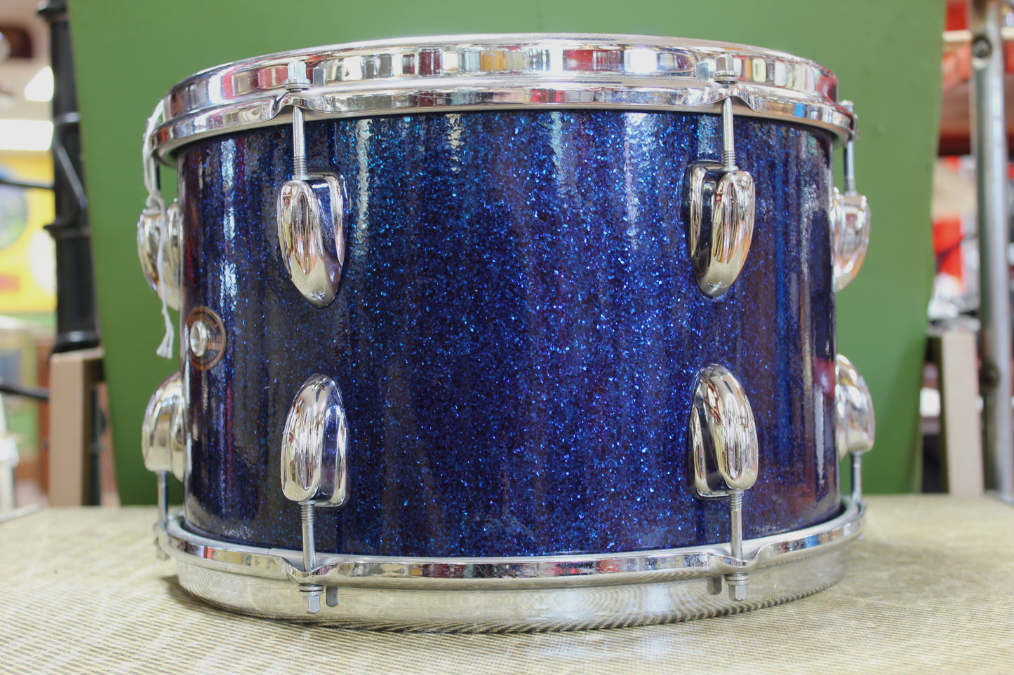 1960's Slingerland 8"x12" Tom in Blue Sparkle
