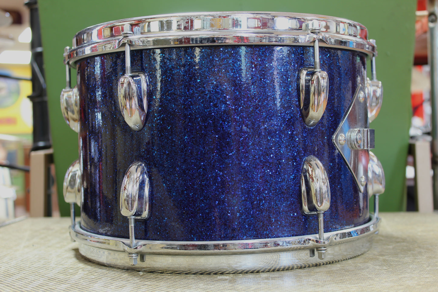 1960's Slingerland 8"x12" Tom in Blue Sparkle