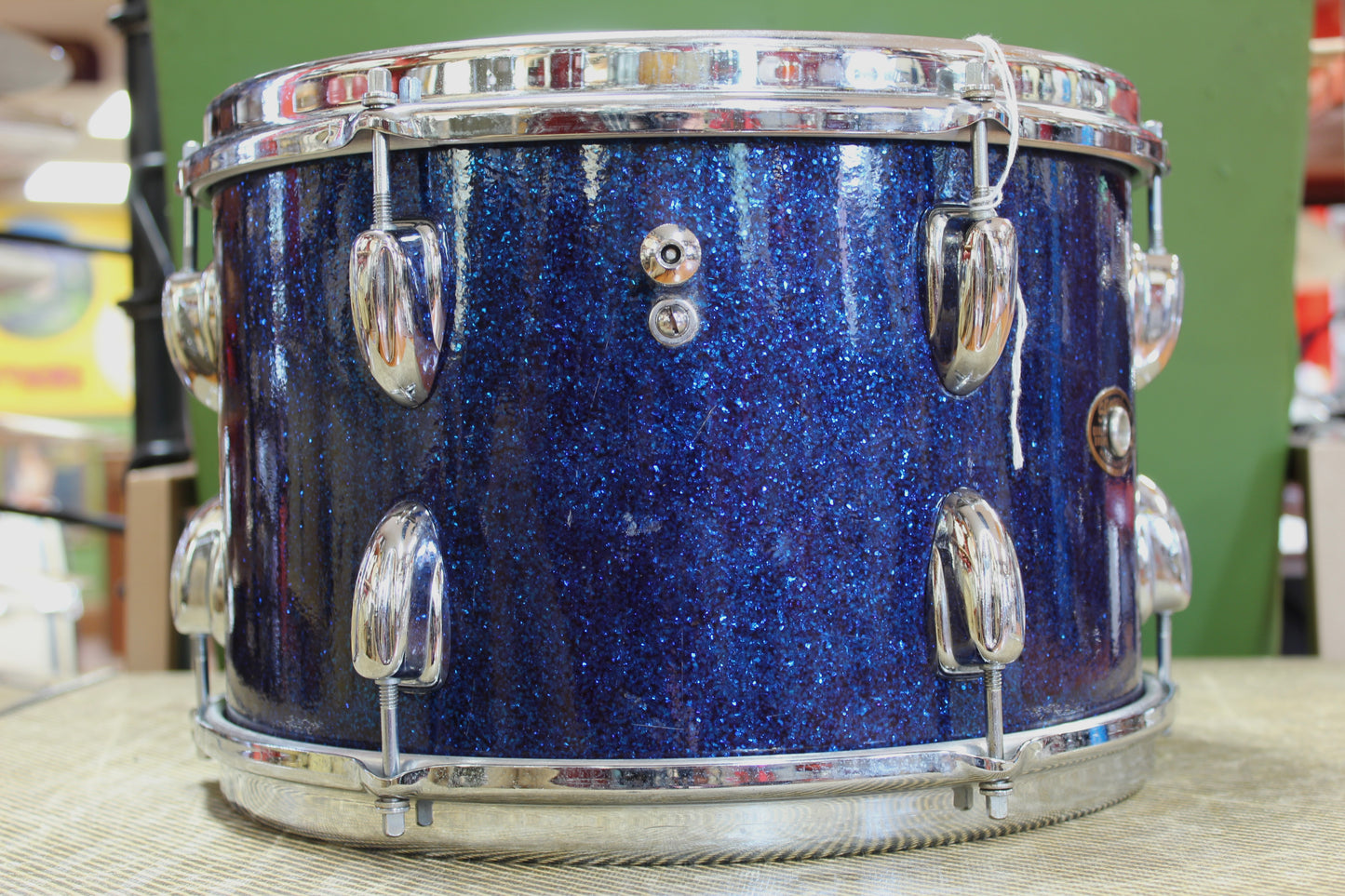 1960's Slingerland 8"x12" Tom in Blue Sparkle