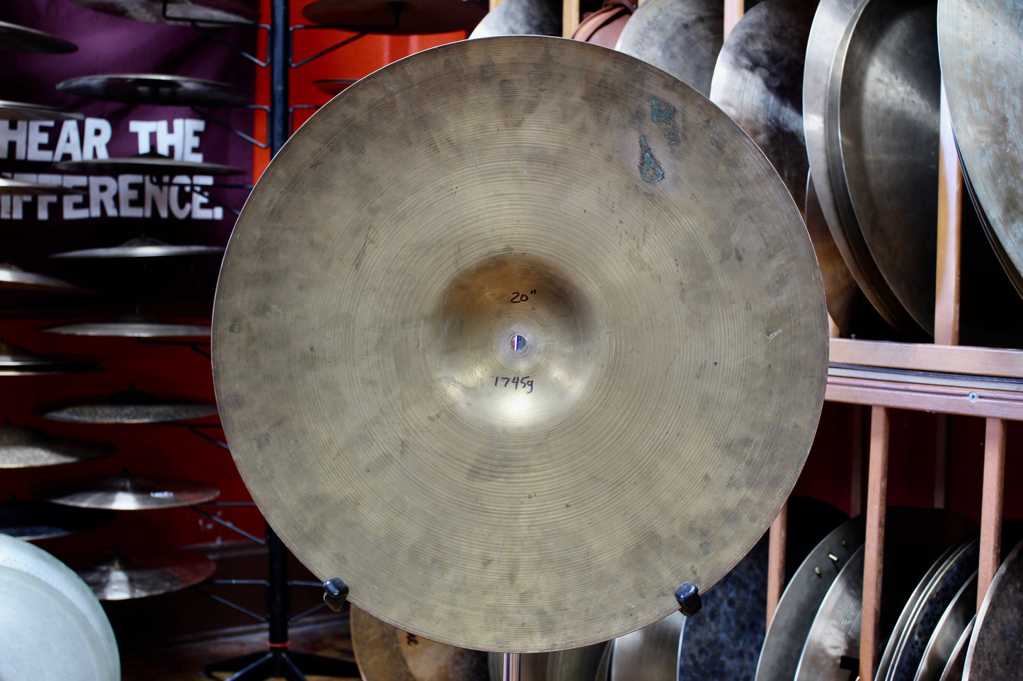 1960s A. Zildjian 20" Light Crash/Ride Cymbal 1745g