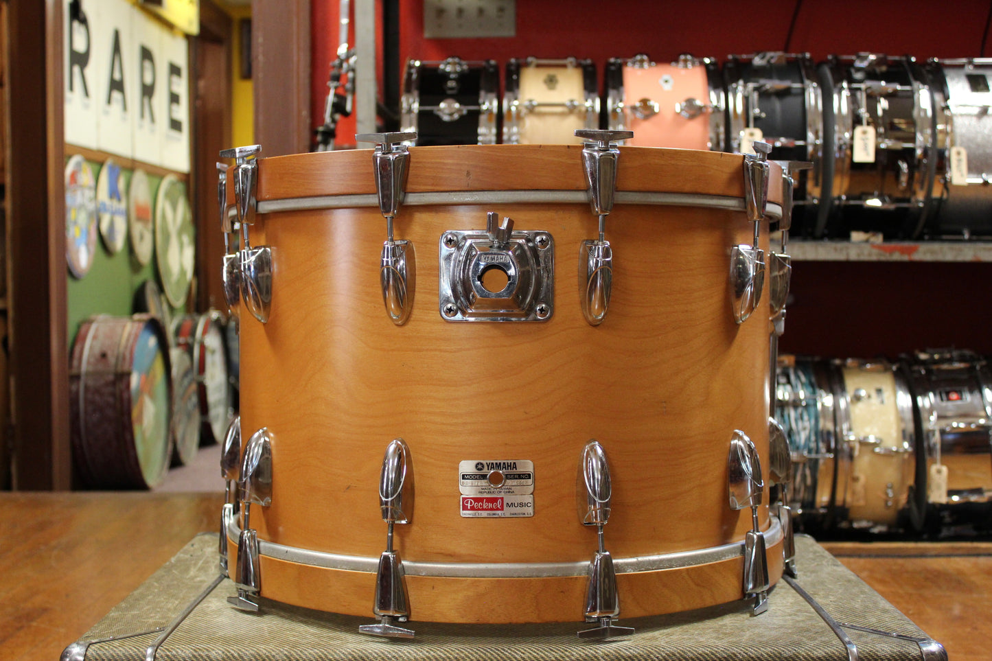 1970s Yamaha 9000 Series Outfit in Natural Birch14x22 8x12 9x13 16x16