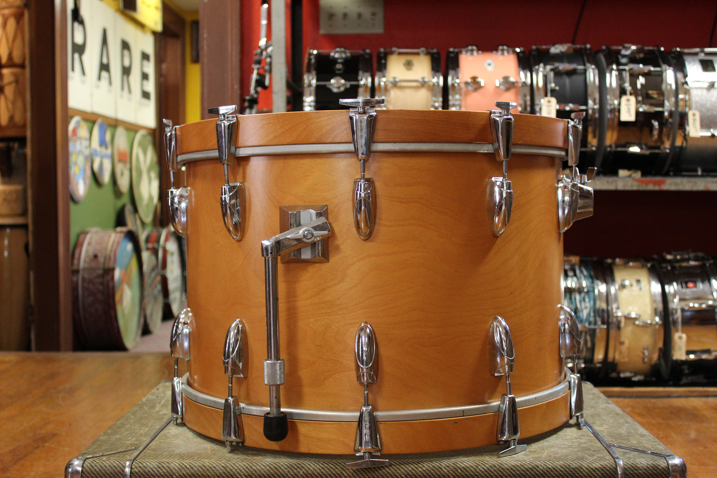 1970s Yamaha 9000 Series Outfit in Natural Birch14x22 8x12 9x13 16x16