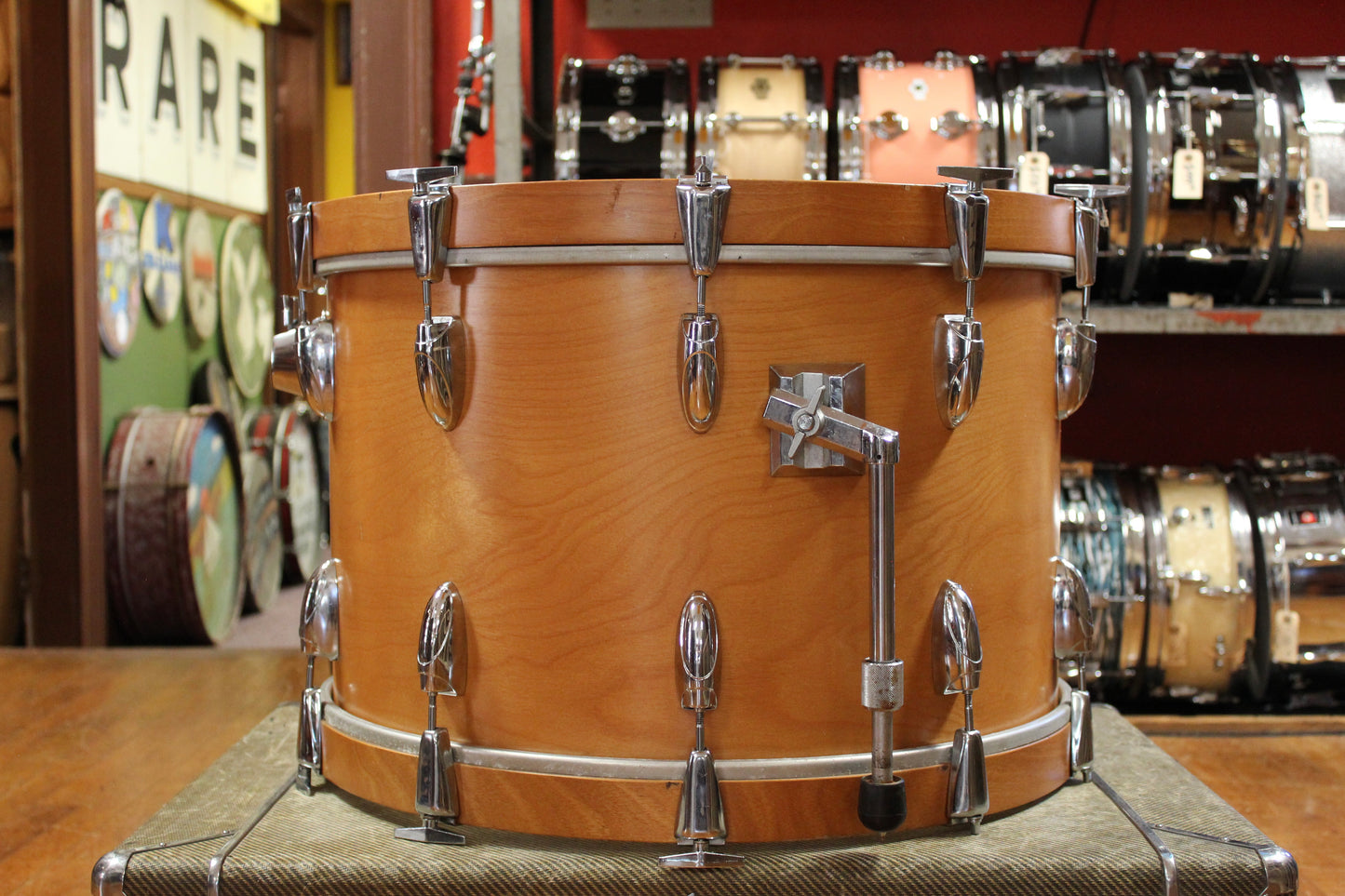 1970s Yamaha 9000 Series Outfit in Natural Birch14x22 8x12 9x13 16x16