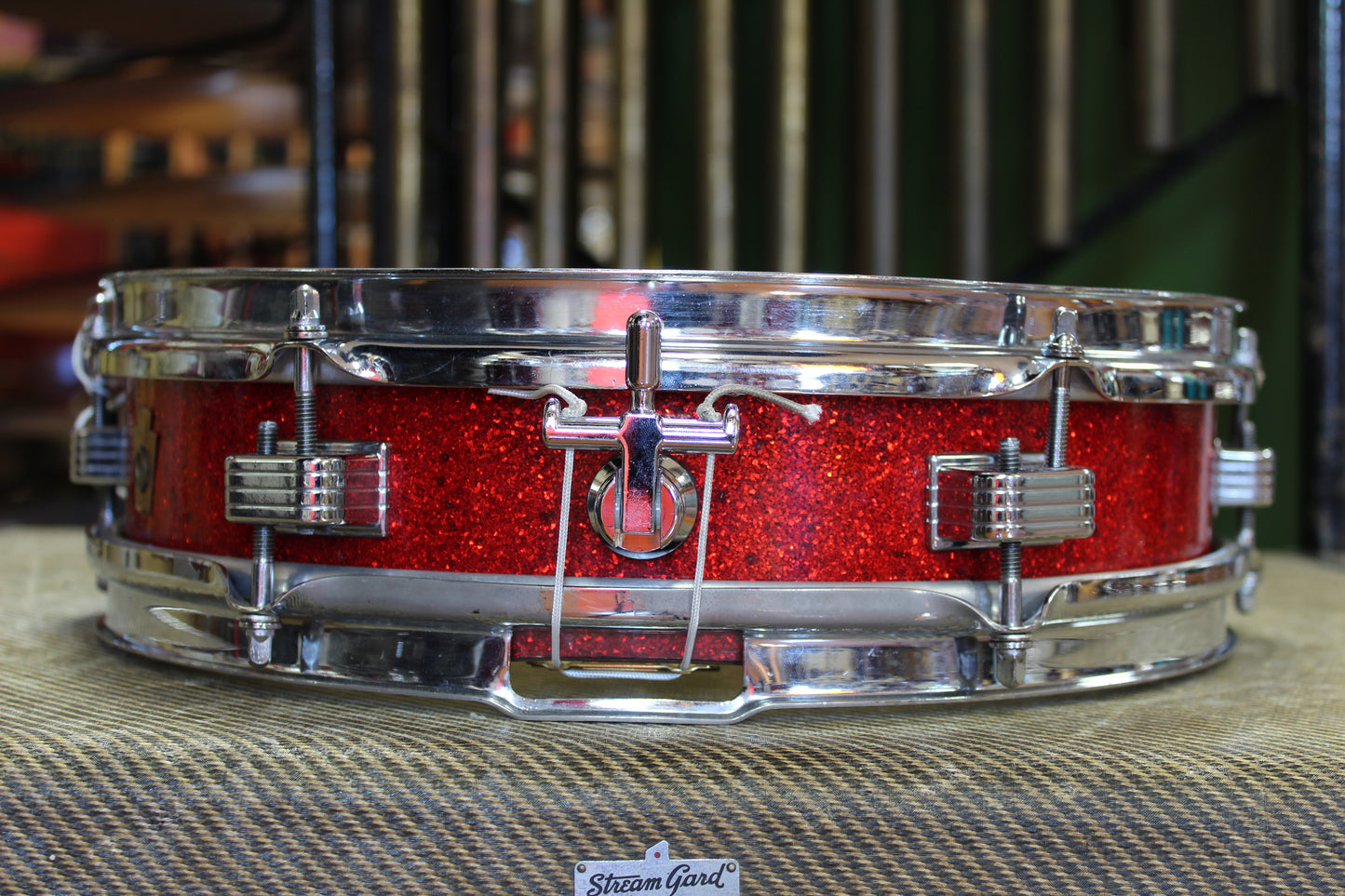 1950s WFL 3"x13" Buddy Rich "Be-Bop" Snare Drum in Red Flash