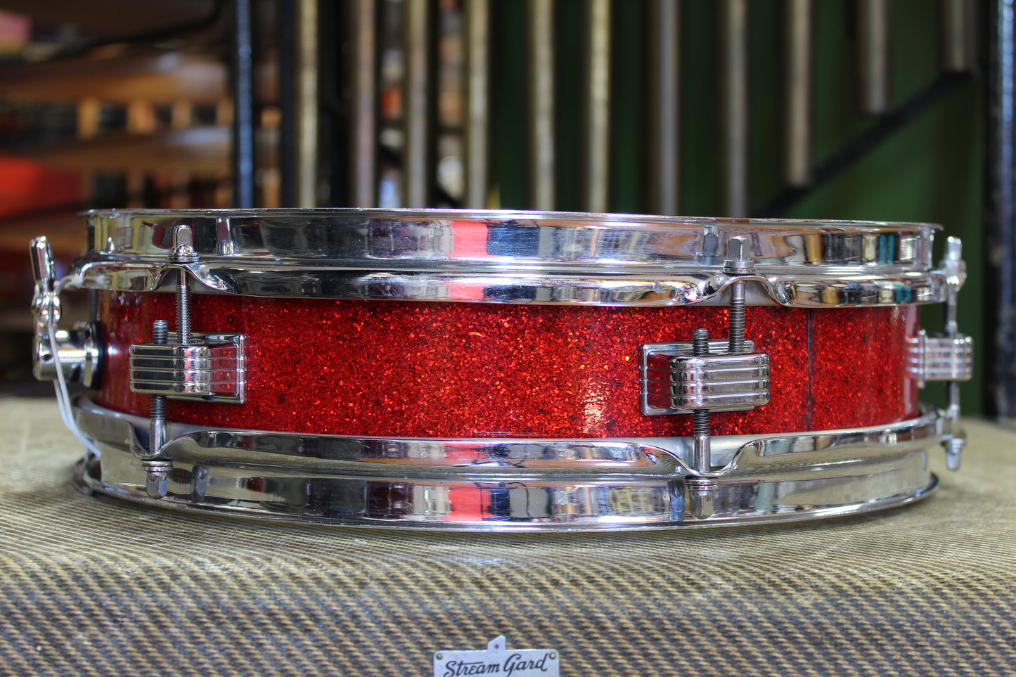 1950s WFL 3"x13" Buddy Rich "Be-Bop" Snare Drum in Red Flash