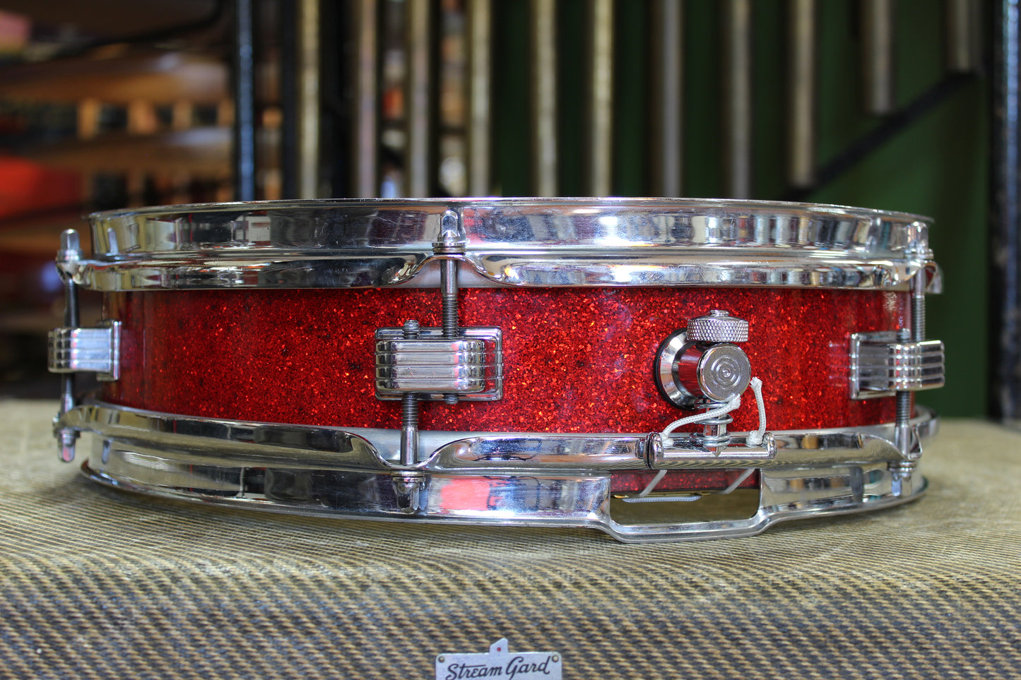1950s WFL 3"x13" Buddy Rich "Be-Bop" Snare Drum in Red Flash
