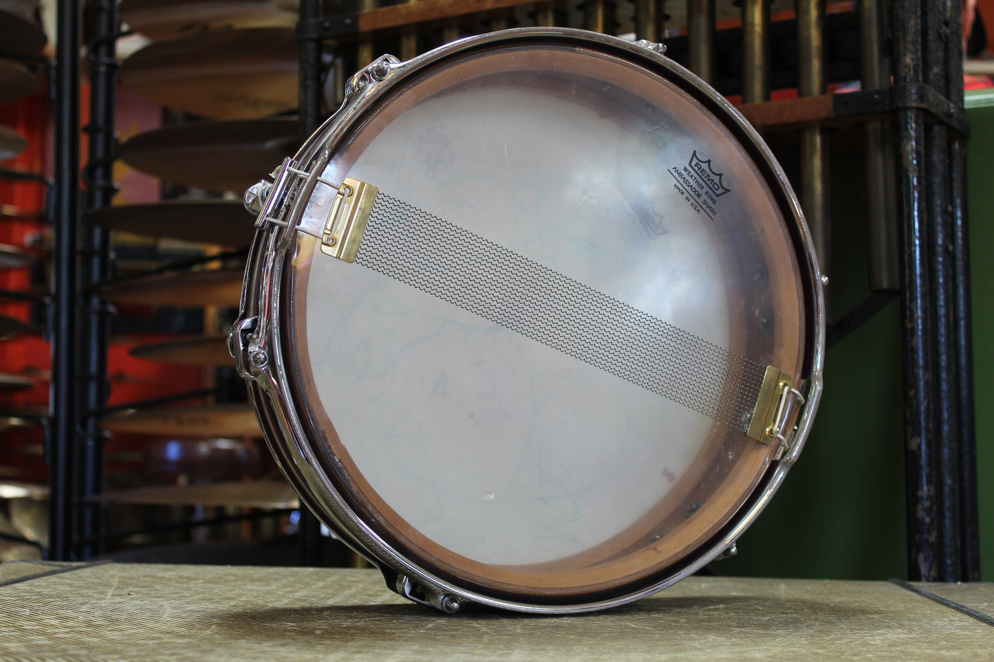 1950s WFL 3"x13" Buddy Rich "Be-Bop" Snare Drum in Red Flash