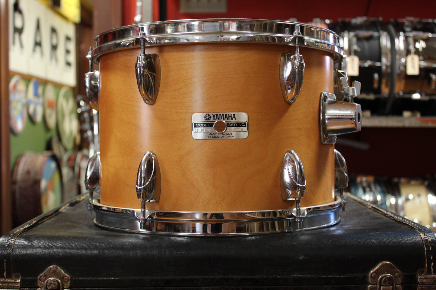 1970s Yamaha 9000 Series Outfit in Natural Birch14x22 8x12 9x13 16x16