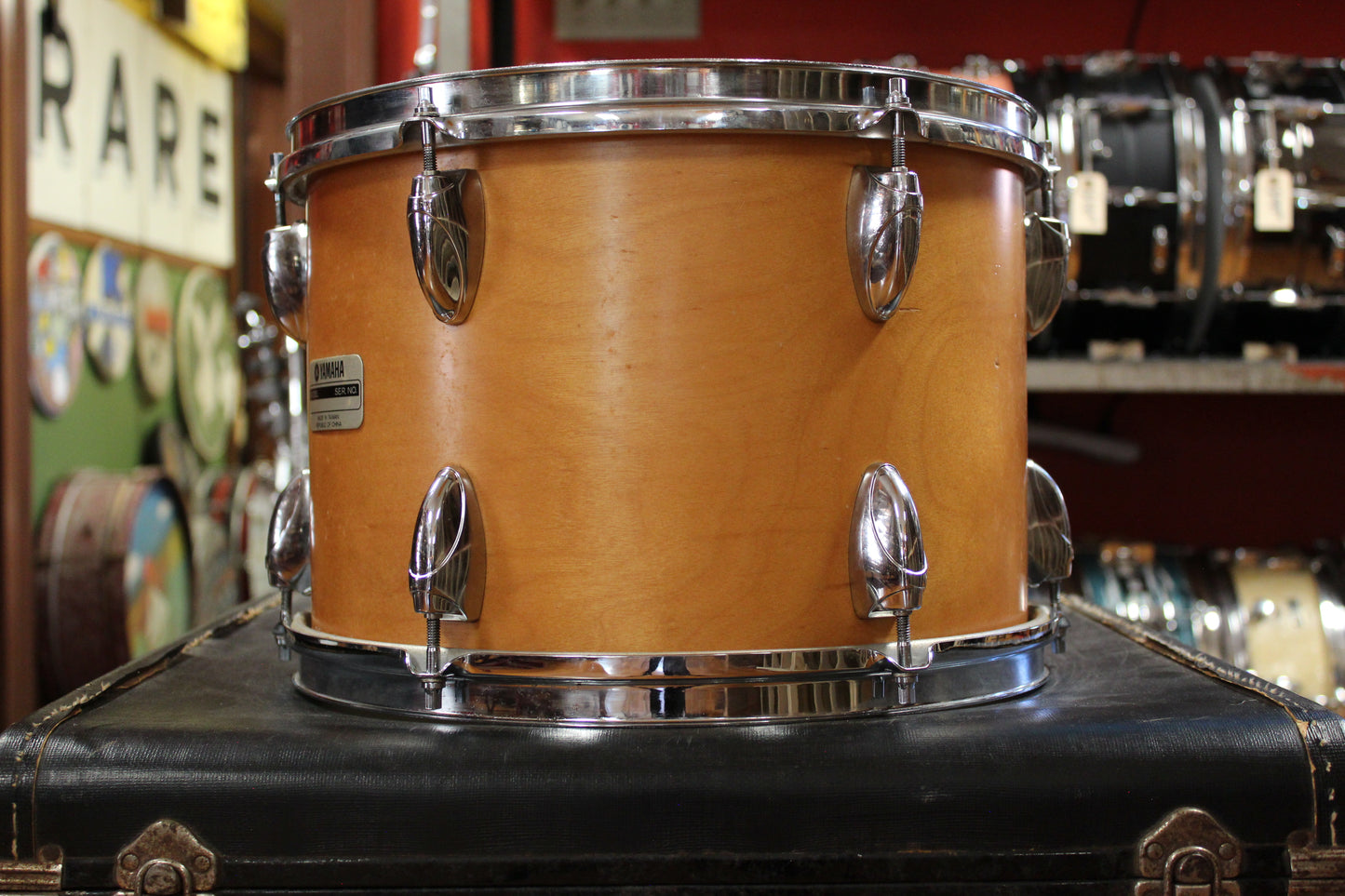 1970s Yamaha 9000 Series Outfit in Natural Birch14x22 8x12 9x13 16x16
