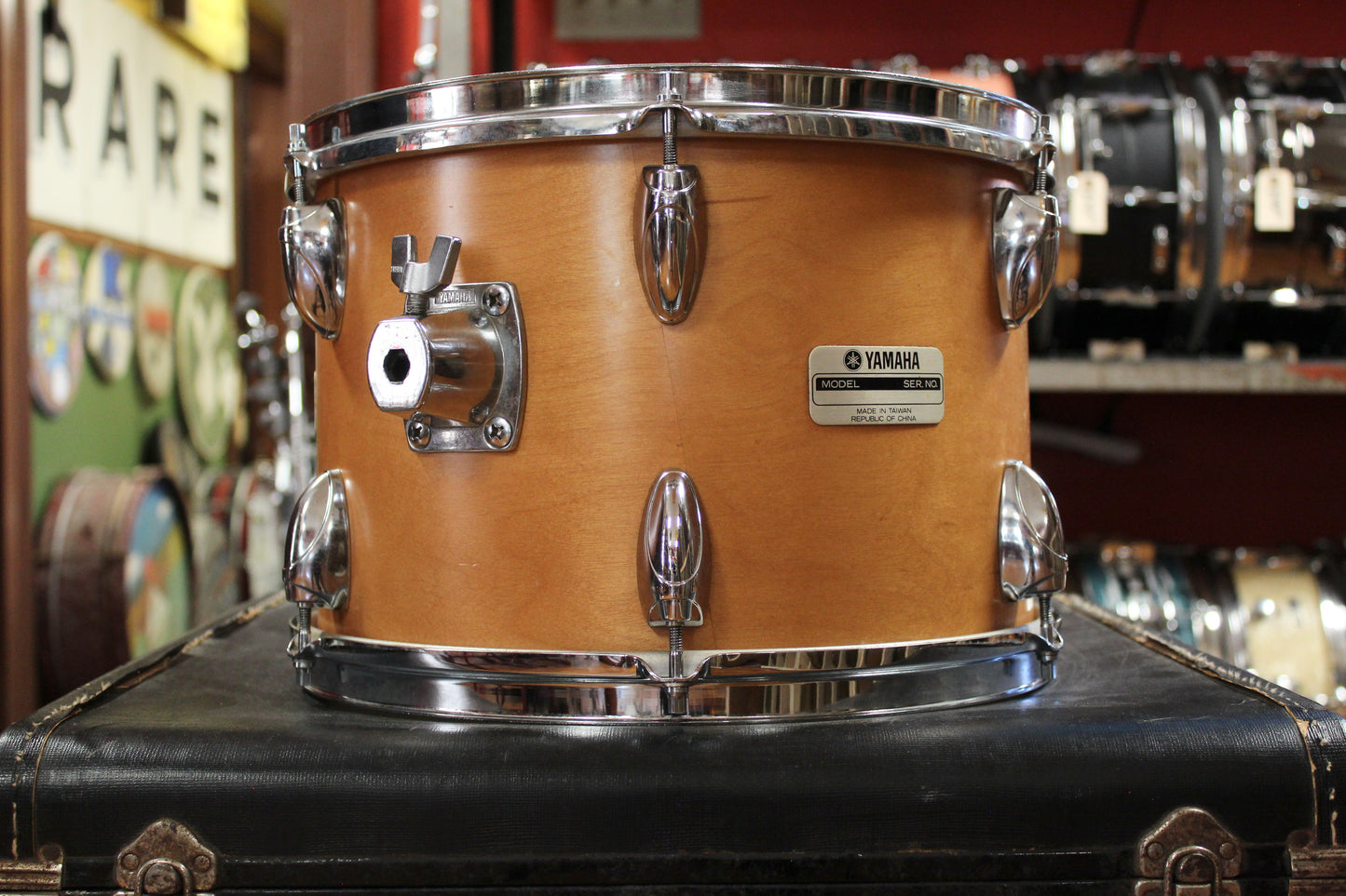 1970s Yamaha 9000 Series Outfit in Natural Birch14x22 8x12 9x13 16x16