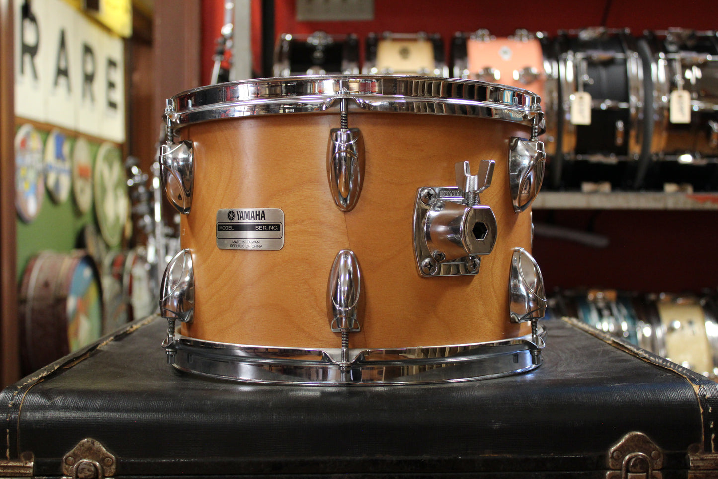 1970s Yamaha 9000 Series Outfit in Natural Birch14x22 8x12 9x13 16x16