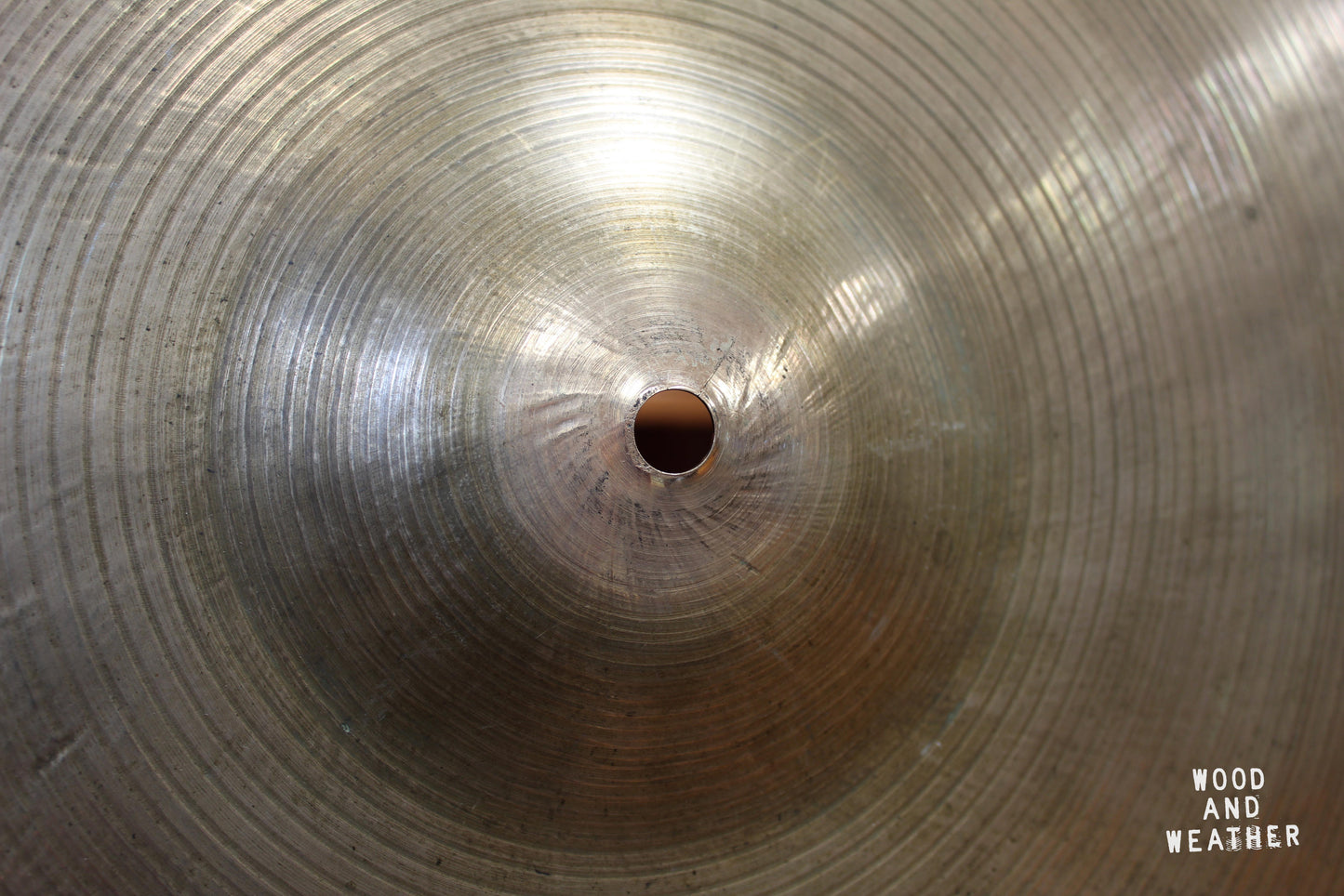 1960s K. Zildjian 16" Intermediate Stamp Crash Cymbal 1165g