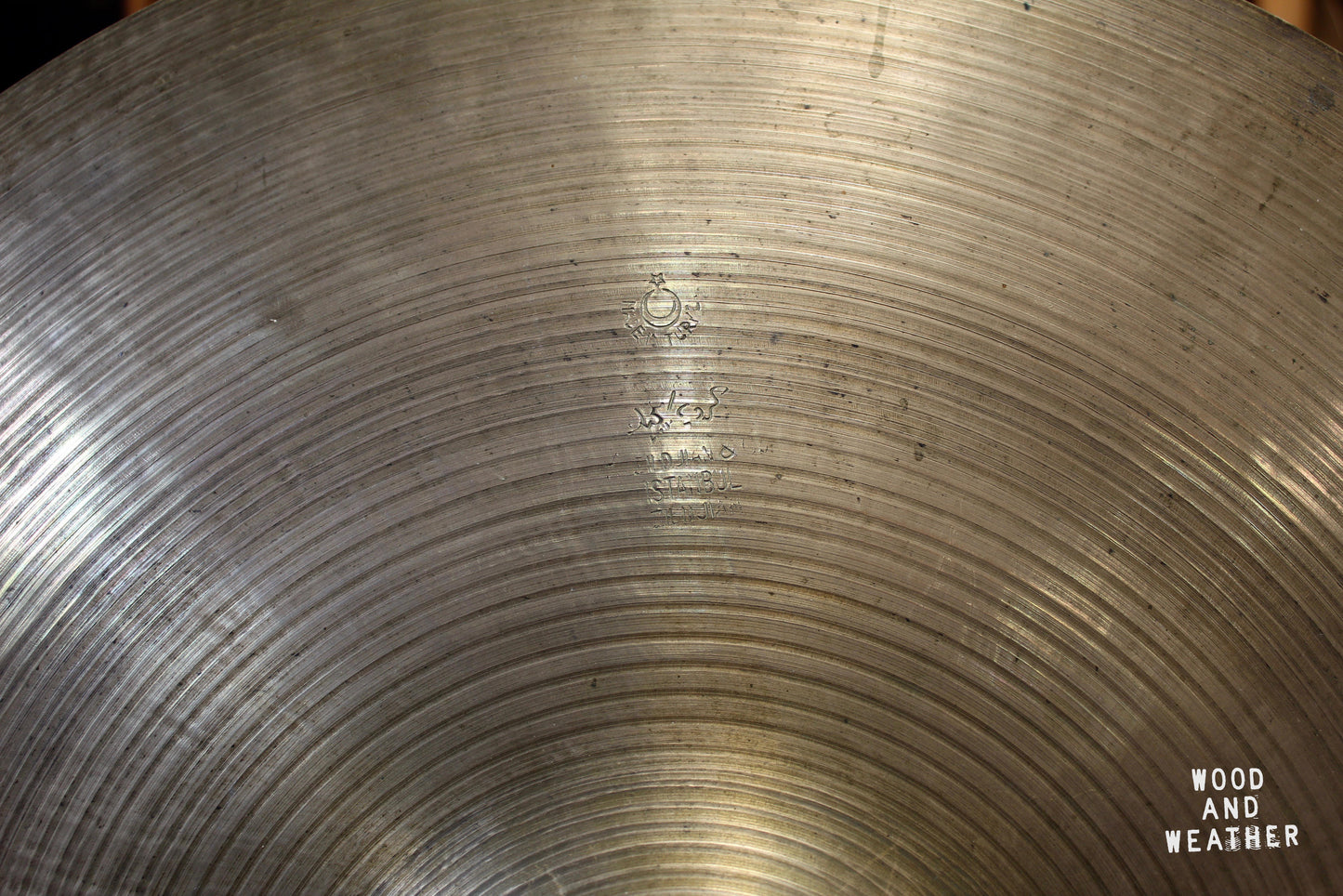 1960s K. Zildjian 16" Intermediate Stamp Crash Cymbal 1165g