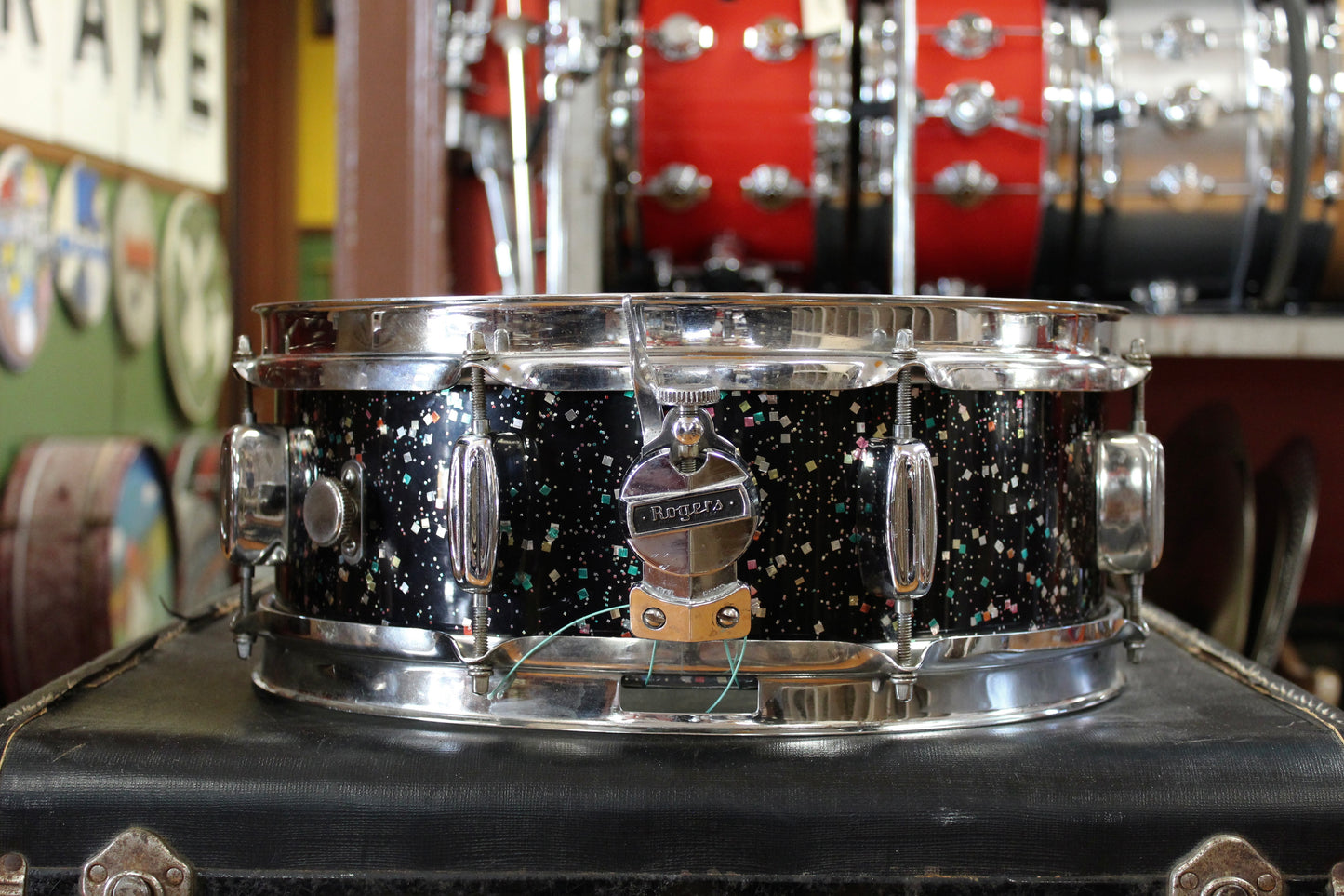 1960s Rogers Holiday 5x14 Snare Drum in Mardi Gras