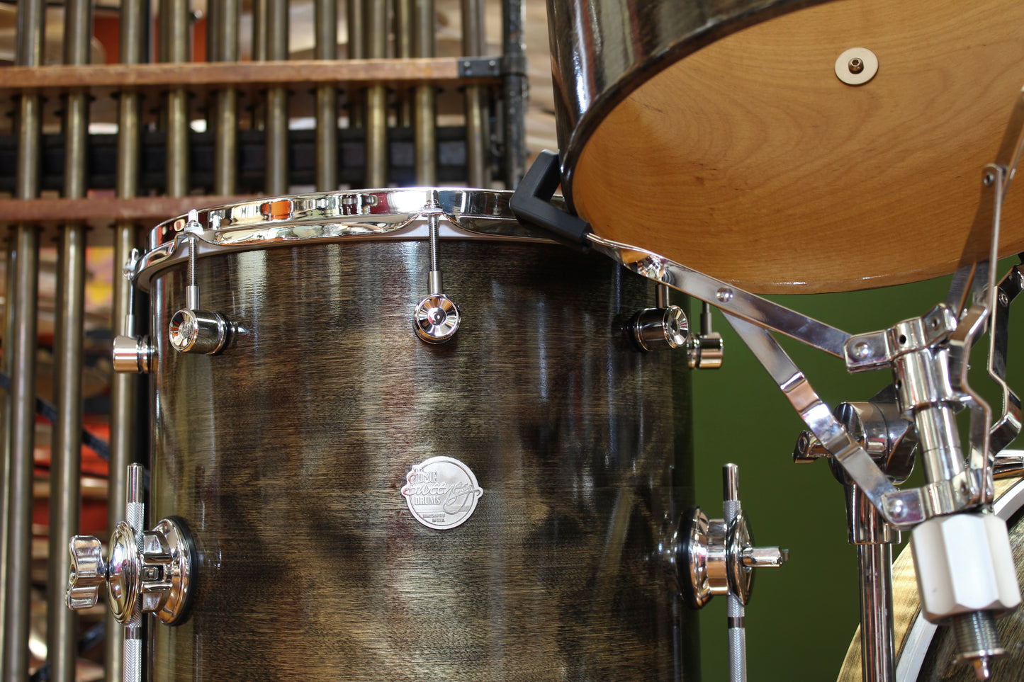 Doc Sweeney "Smoke" Solid Birch Concert Tom Kit 12x20 12x14 8x12 7x10