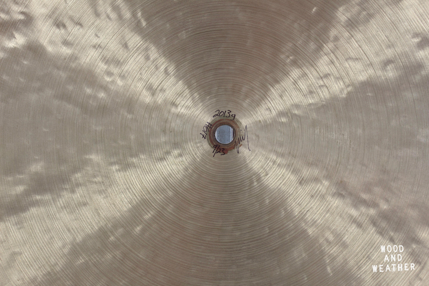 Mongiello Cymbals 20" Prestige Series Type III Eric Binder Signature Flat Ride Cymbal 2013g