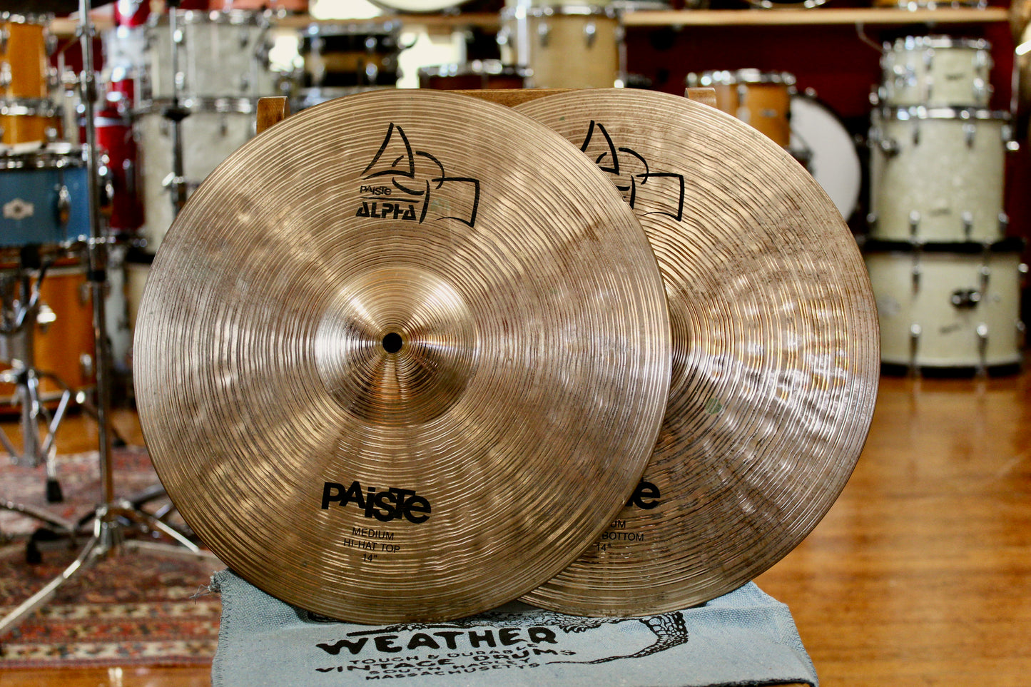Paiste 14" Alpha Medium Hi-Hats 911/1095g