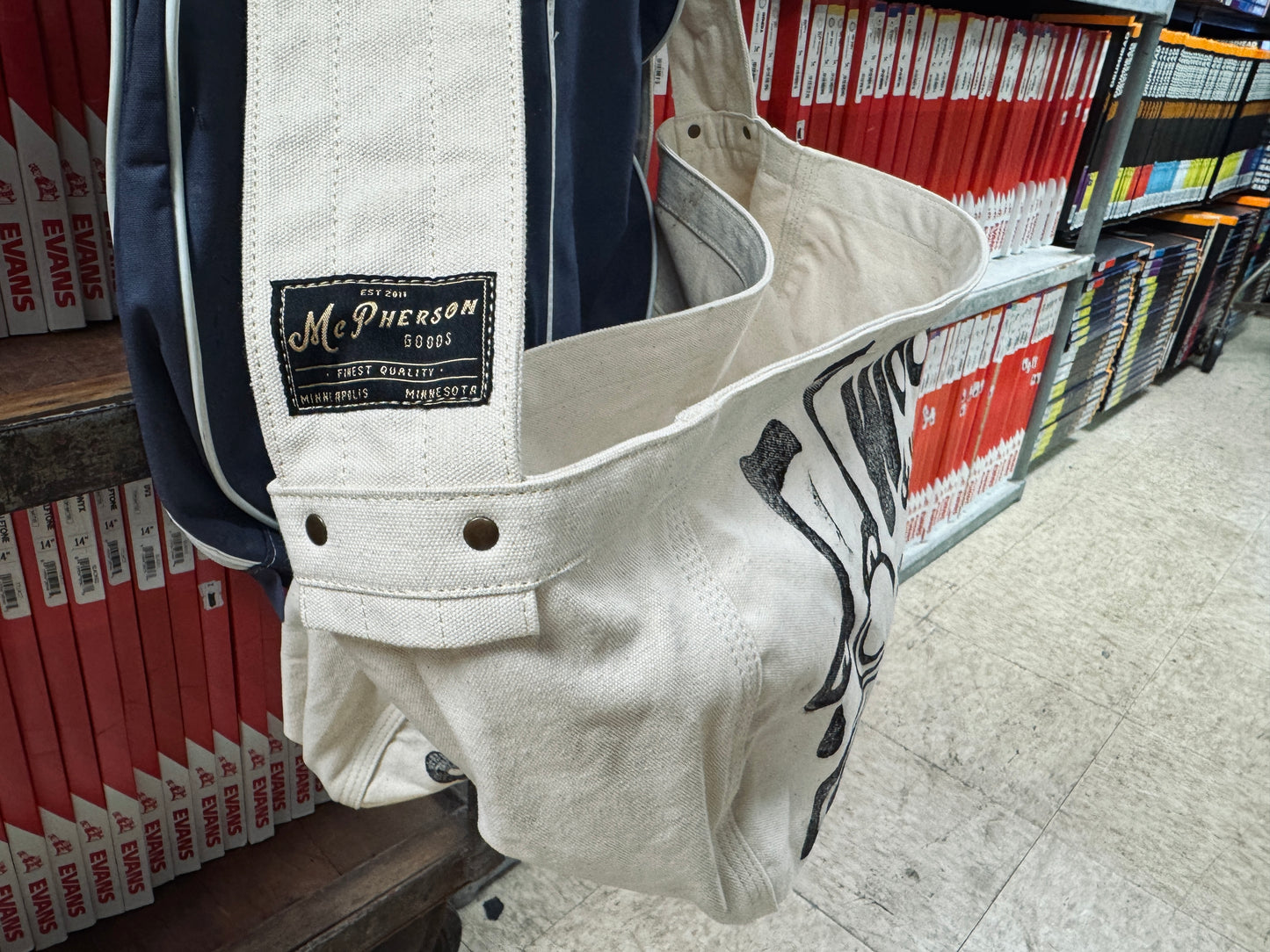Wood & Weather Drum Shop Mail Bag