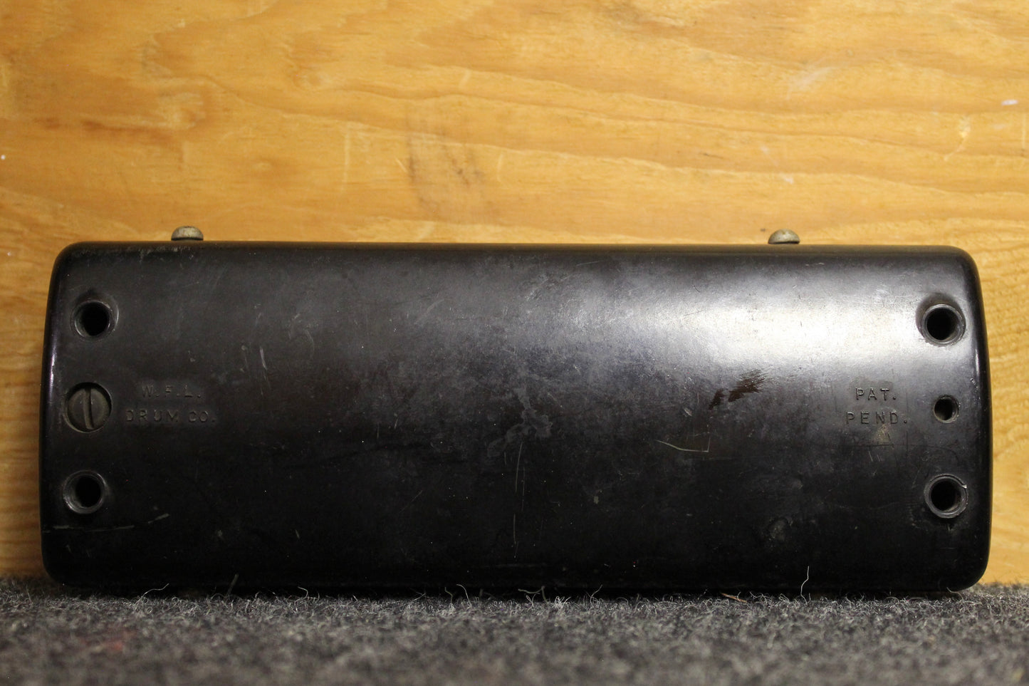 1940's WFL Tunable Ebonite Plastic Wood Block