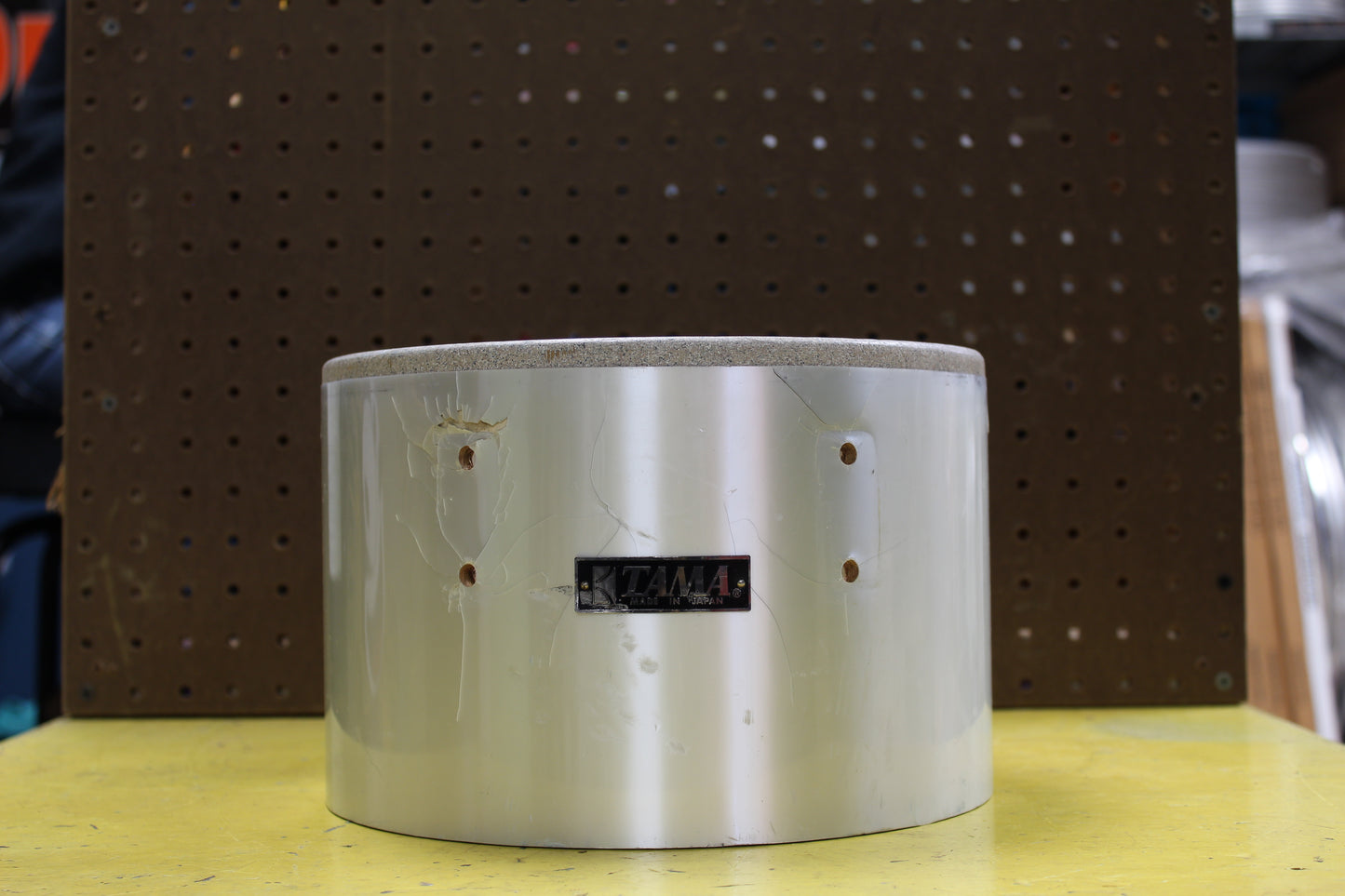 1980s Tama Imperialstar 6.5x10 Tom Tom Shell in Metallic White