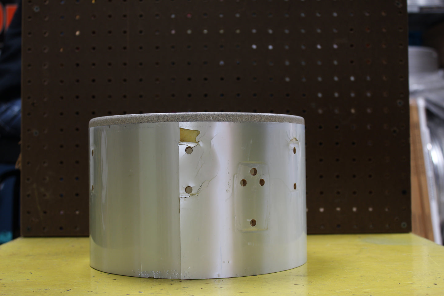 1980s Tama Imperialstar 6.5x10 Tom Tom Shell in Metallic White