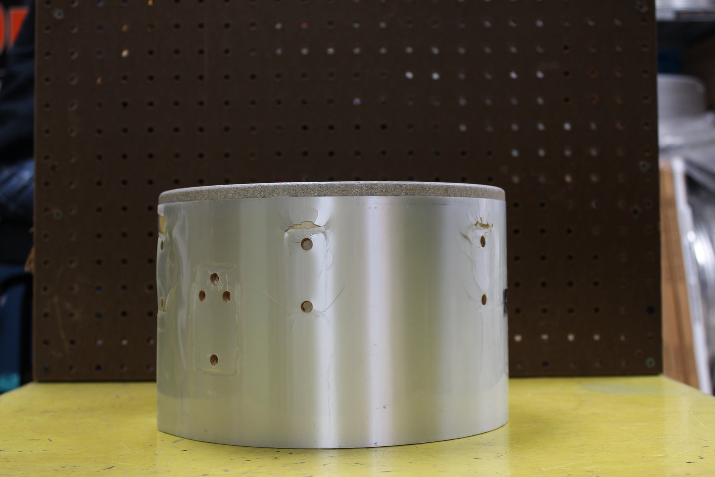 1980s Tama Imperialstar 6.5x10 Tom Tom Shell in Metallic White