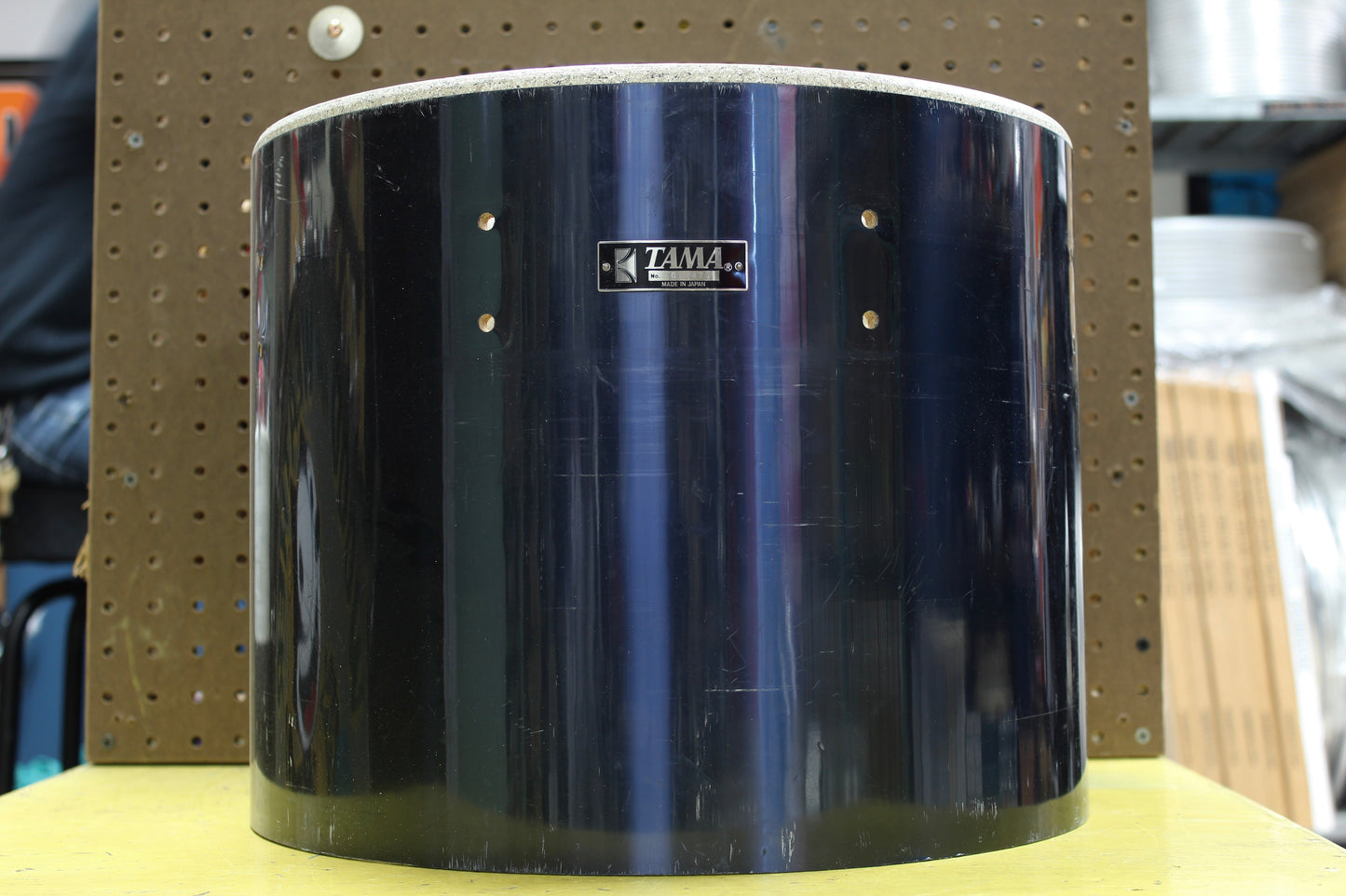 1980s Tama Imperialstar 12x15 Tom Tom Shell in Midnight Blue