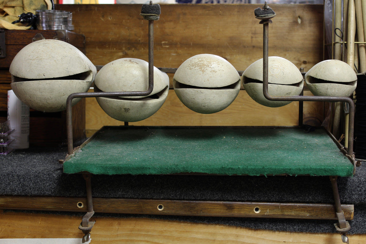 1920's Walberg and Auge Temple Block Set and Trap Table