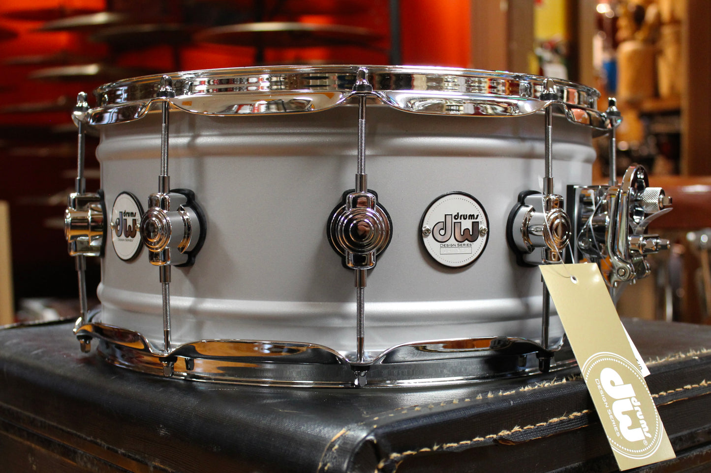 DW Design Series 6.5x14 Matte Aluminum Snare Drum