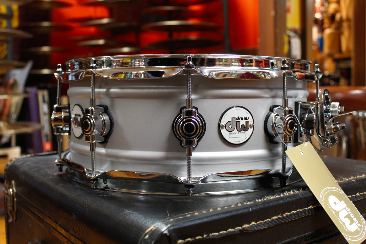 DW Design Series 5.5x14 Matte Aluminum Snare Drum