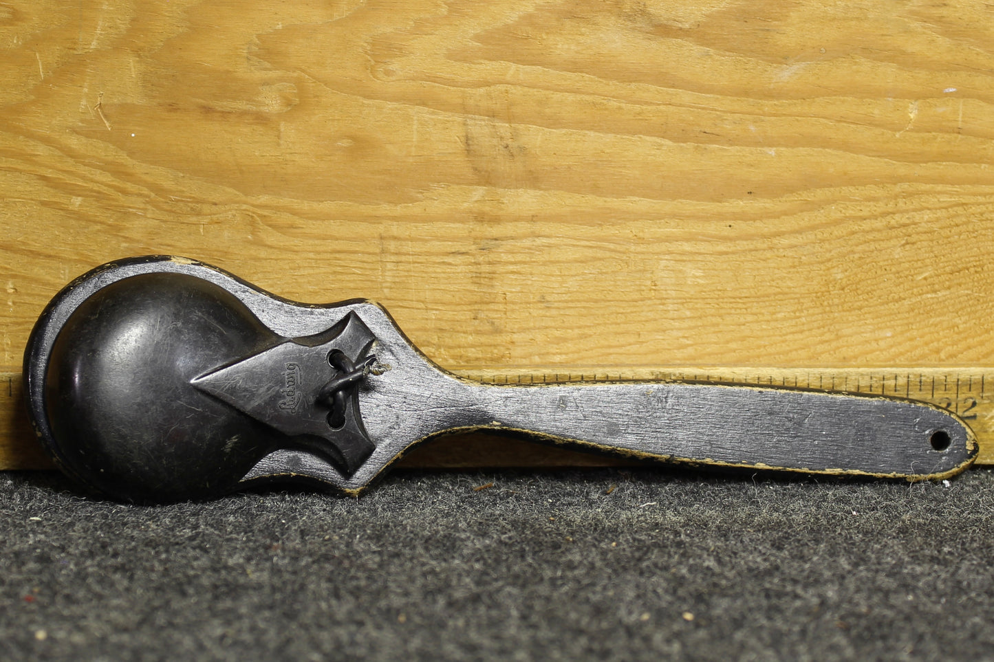 1930's Ludwig Castanets on Handle in Black
