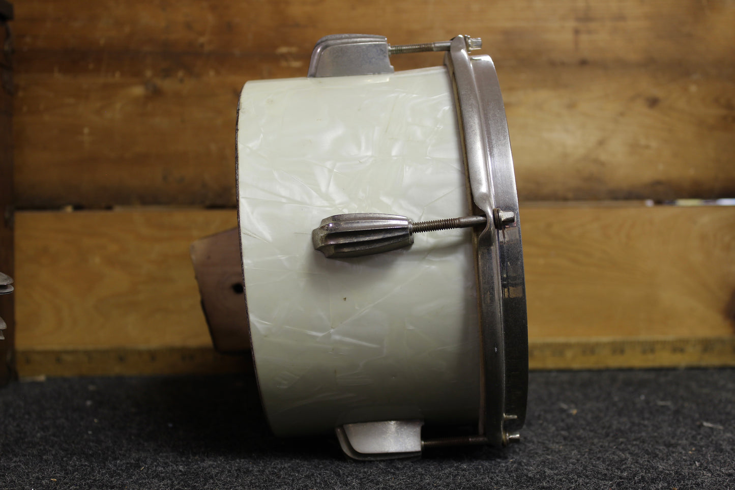 1950's Slingerland 6"/8" Bongo Set in White Marine Pearl