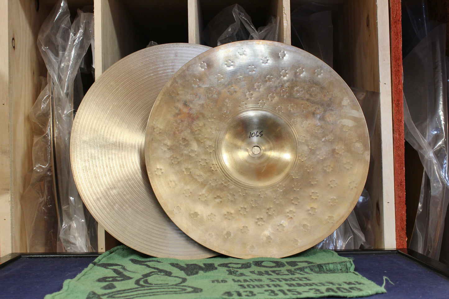1994 Zildjian 13" K/Z Dyno Beat Hi-Hats 885/1065g