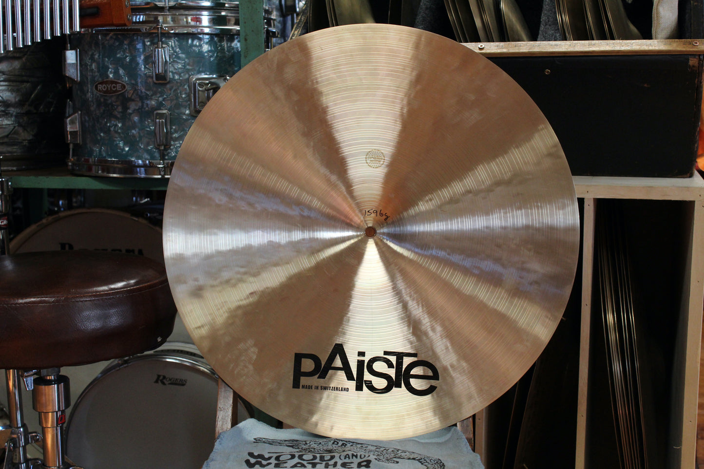 Used Paiste 20" Masters Thin Crash 1596g