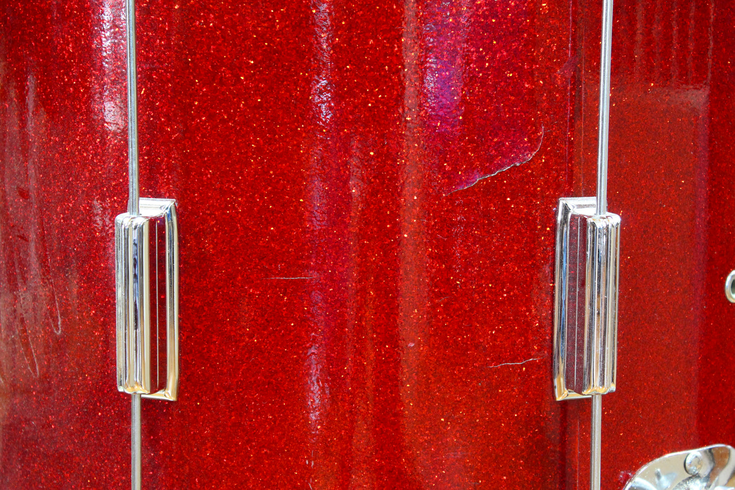 1960s Rogers Luxor Outfit in Sparkling Red Pearl 14x20 5x14 16x16 8x12