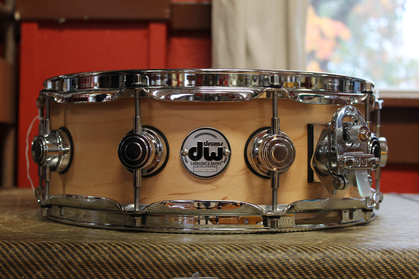 DW Collector's Maple Standard 5"x14 Snare Drum in Natural Maple