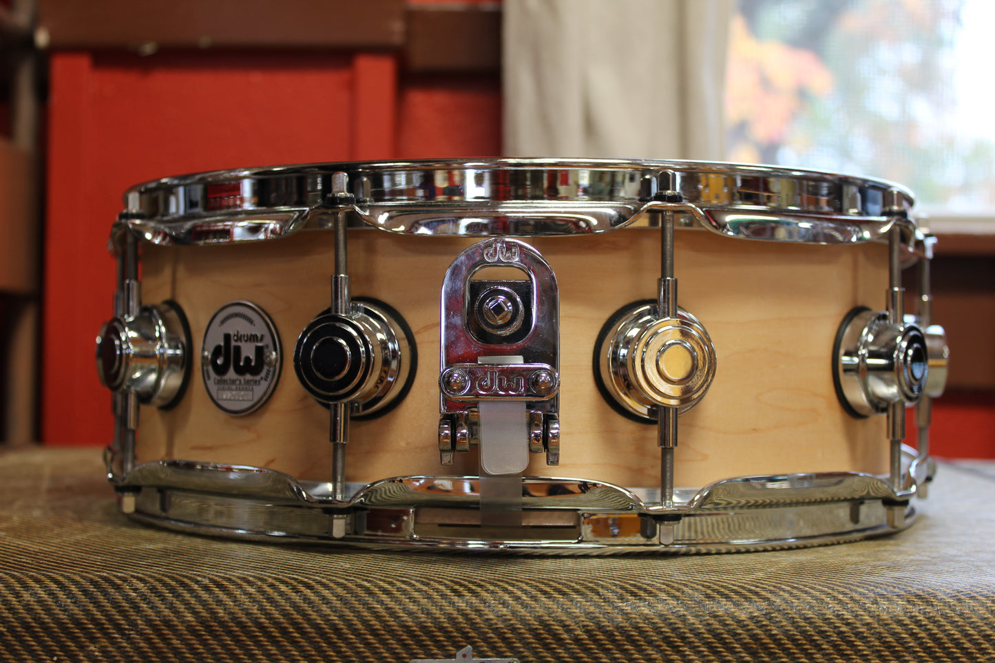 DW Collector's Maple Standard 5"x14 Snare Drum in Natural Maple