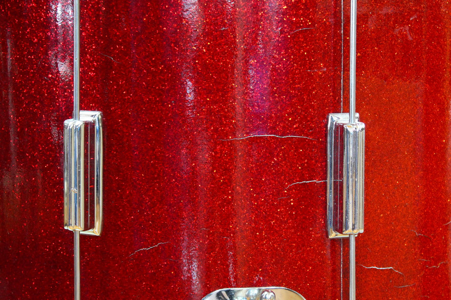 1960s Rogers Luxor Outfit in Sparkling Red Pearl 14x20 5x14 16x16 8x12