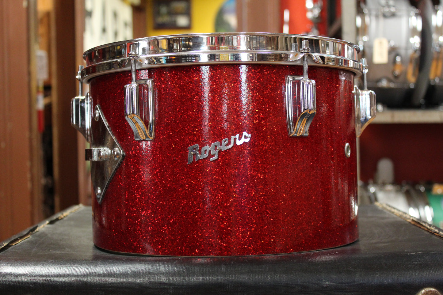 1960s Rogers Luxor Outfit in Sparkling Red Pearl 14x20 5x14 16x16 8x12