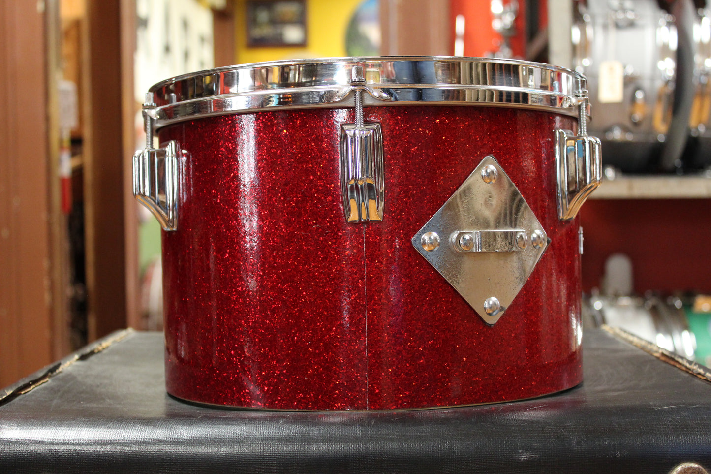 1960s Rogers Luxor Outfit in Sparkling Red Pearl 14x20 5x14 16x16 8x12