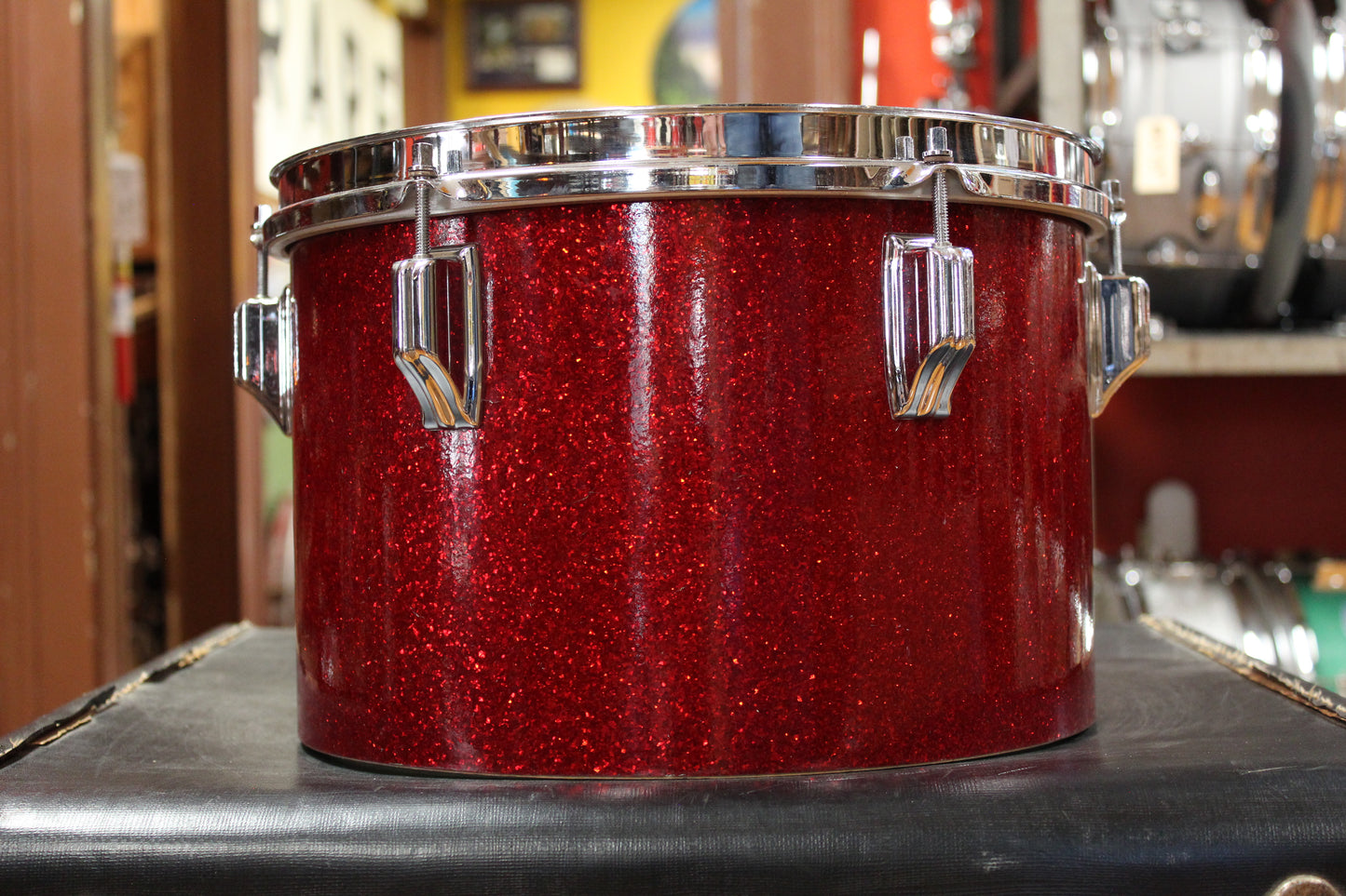 1960s Rogers Luxor Outfit in Sparkling Red Pearl 14x20 5x14 16x16 8x12