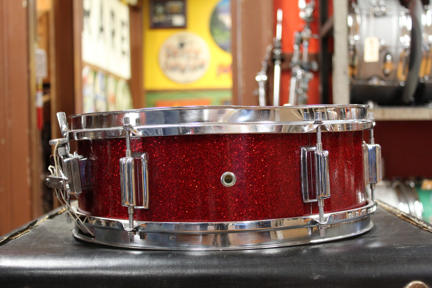 1960s Rogers Luxor Outfit in Sparkling Red Pearl 14x20 5x14 16x16 8x12