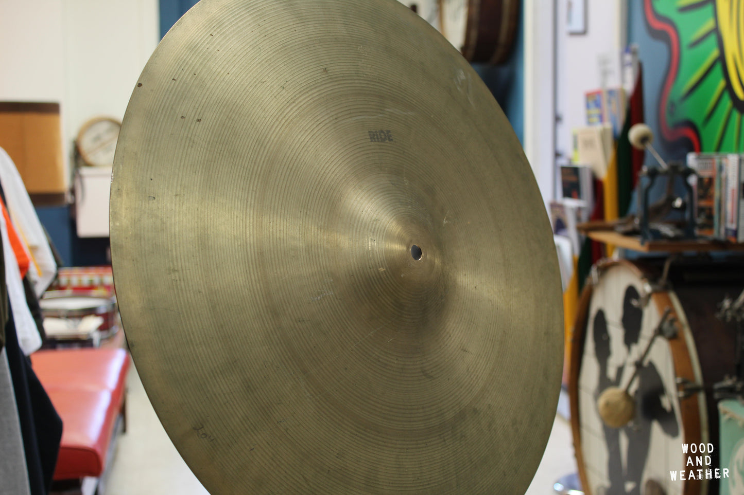 1970s A. Zildjian 20" Ride Cymbal 2470g