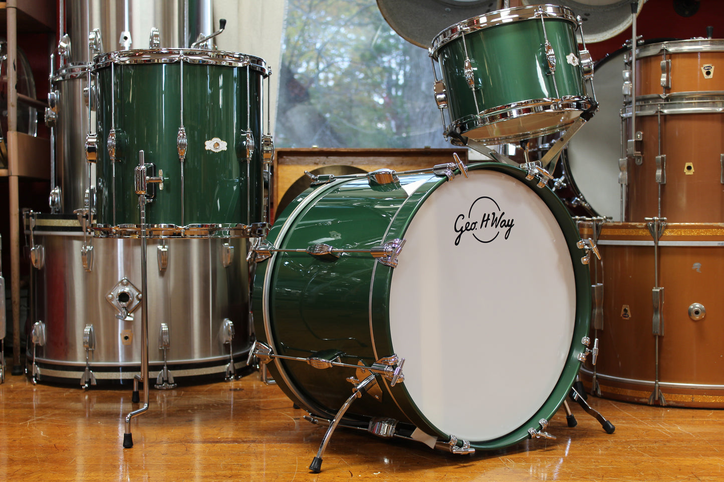 George Way Tuxedo Studio Model Drum Kit 12/14/20 - Kaddy Green