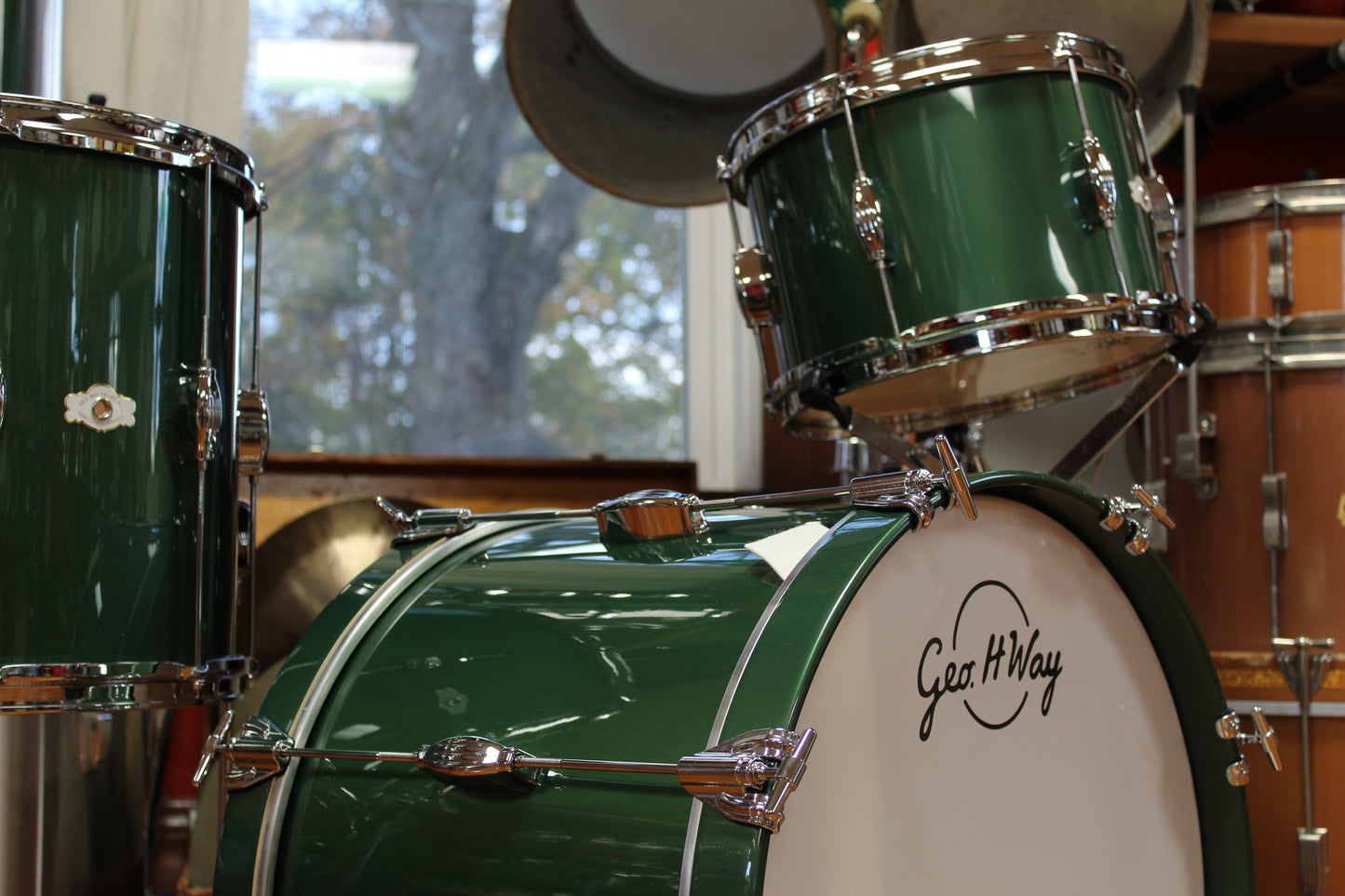 George Way Tuxedo Studio Model Drum Kit 12/14/20 - Kaddy Green