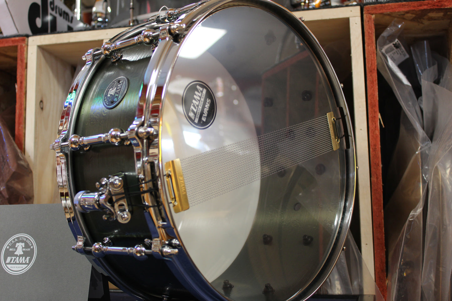 Tama Liberty Bell Brass Snare Drum 6"x14" - Open Box