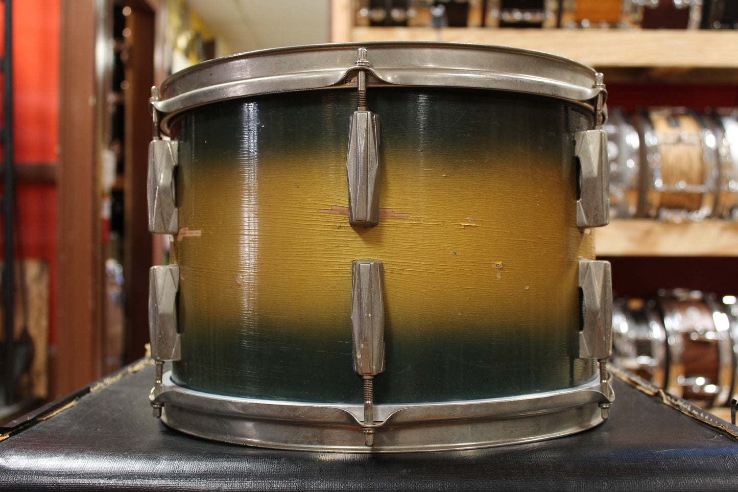 1930s Gretsch 9x13 Tom in Blue and Gold Duco