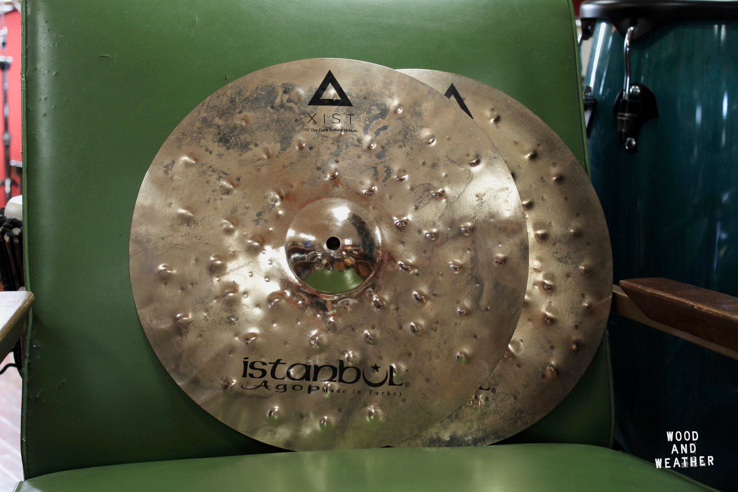 Istanbul Agop 15" Xist Dry Dark Brilliant Hi-Hat Cymbals 720/1140g